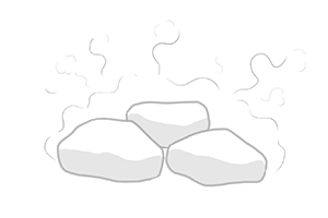 保冷剤や氷、ドライアイスのイラスト