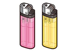 ライターのイラスト